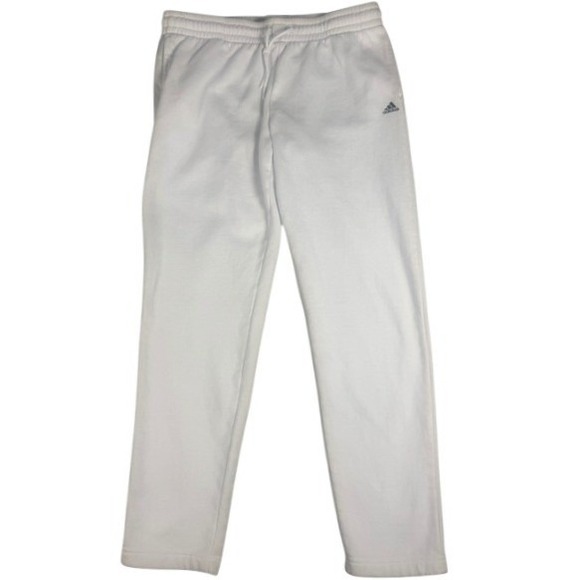 adidas Other - Adidas Golf Pants Mens M White Sweatpants Joggers Fleece Drawstring